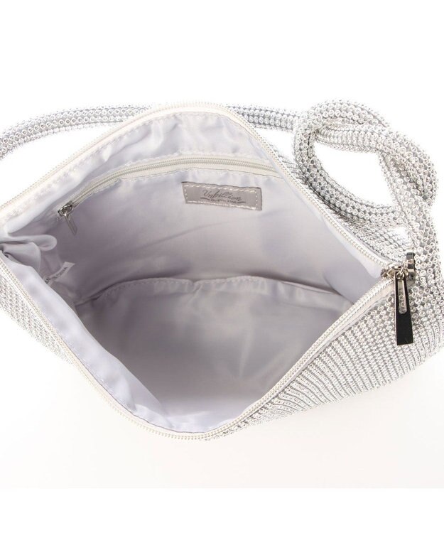 UNBILLION カシュカシュ cachecache / ラインストーン三日月ショルダー シルバー