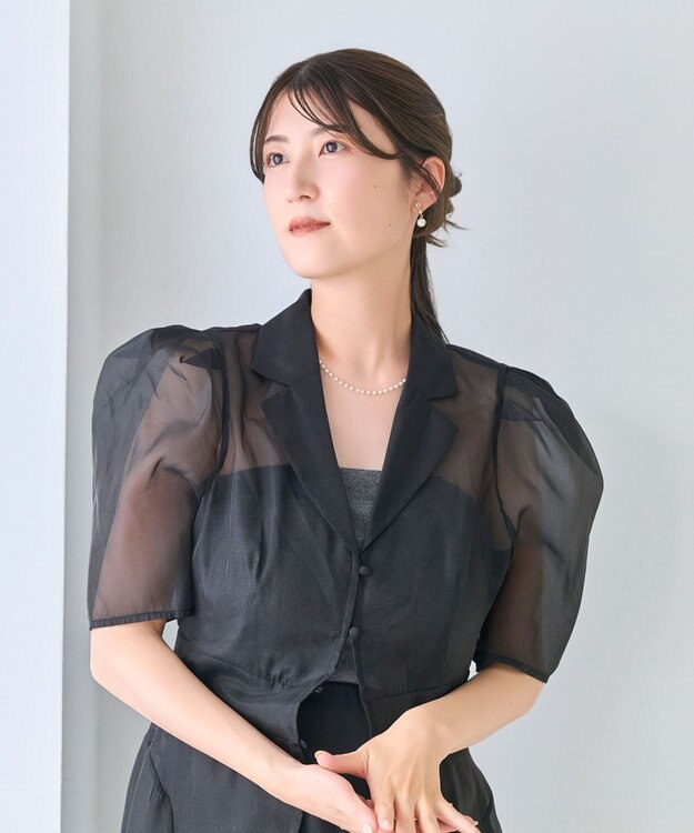 Phoebe <オンワード限定セット>ルナドロップパールイヤリング×ハートシニヨンカフ ゴールド