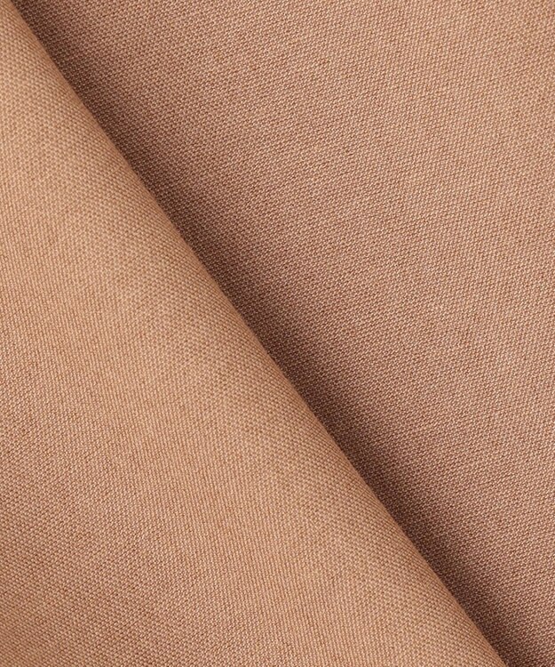 ICB 【セットアップ対応・洗える】 LooseWeave ノーカラージャケット レディッシュブラウン系