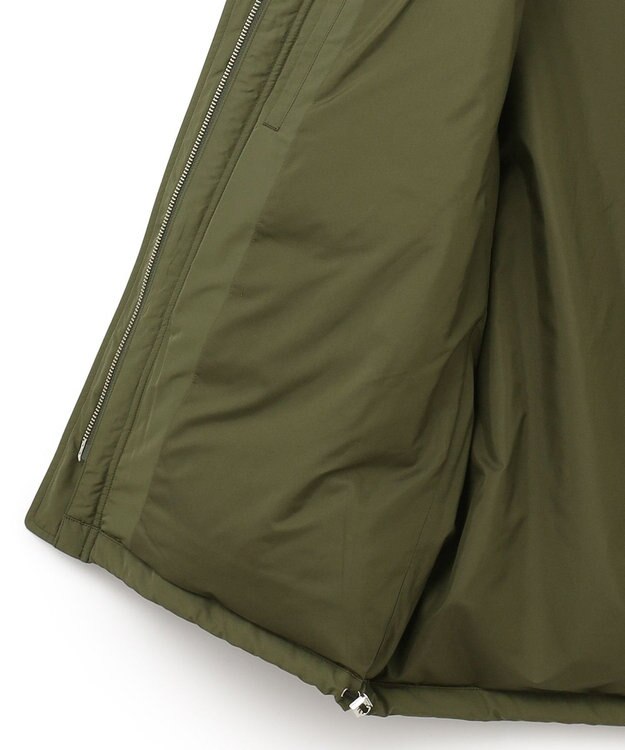 J.PRESS MEN 【ビジネス対応可】ベーシックタフタ ダウンコート / デタッチャブルフード ダークグリーン系