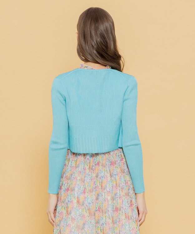 TOCCA 【洗える！】AJISAI ボレロ ターコイズブルー系