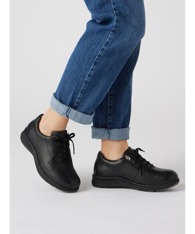 ASICS WALKING ペダラ スポーツ レディース 4E ブラック系