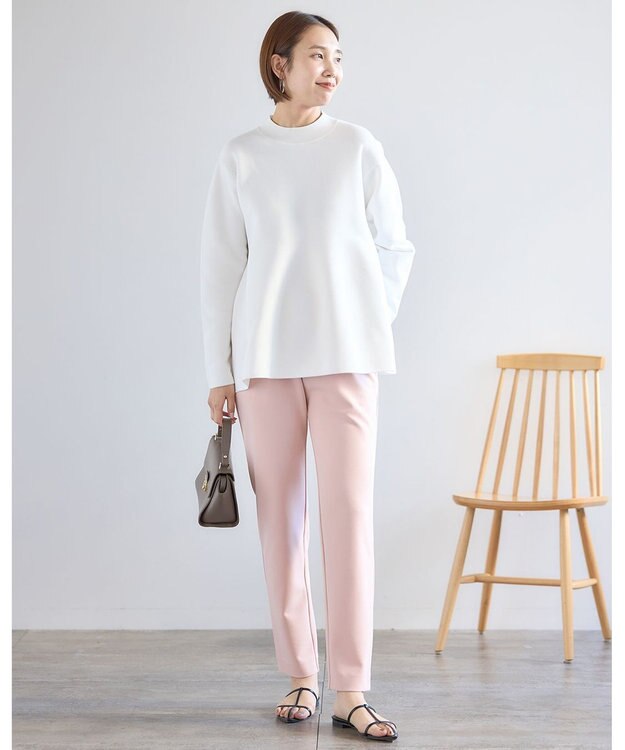 UNFILO 【新色追加】ペプラムニット オフ