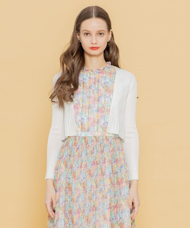 TOCCA 【洗える！】AJISAI ボレロ アイボリー系