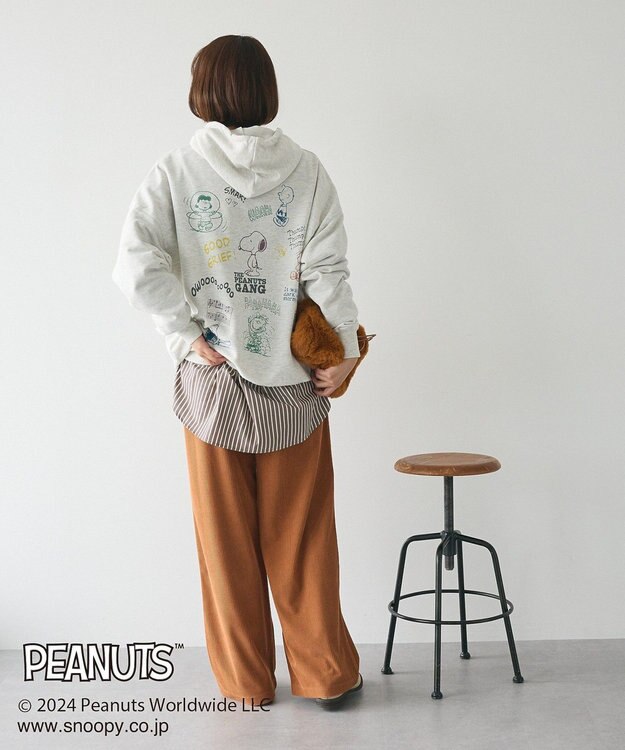CRAFT STANDARD BOUTIQUE 【PEANUTS】プリントパーカー Oatmeal