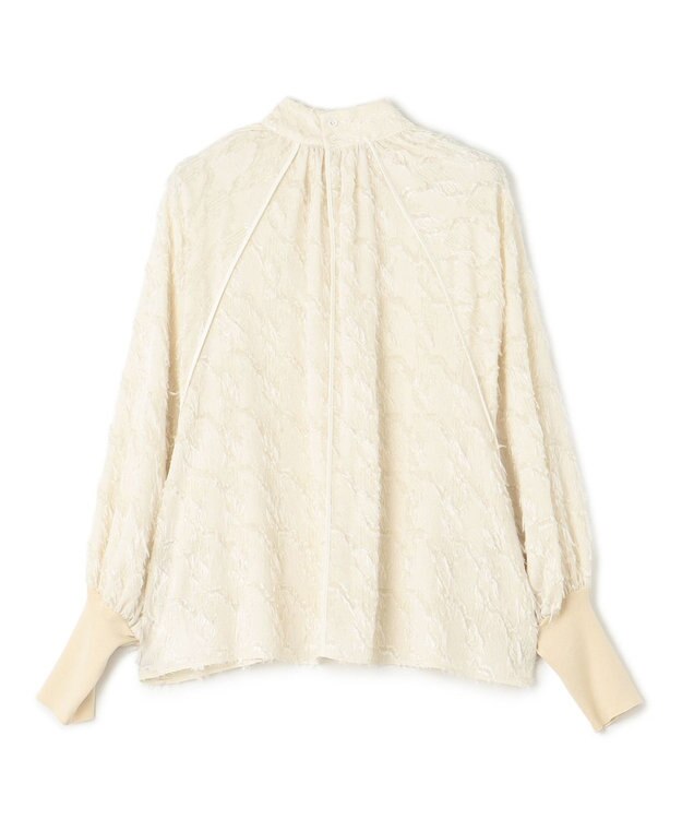BEIGE， CAMILLE / ジャガードブラウス Ecru