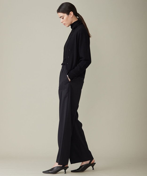 ICB 【洗える】 ジュエルニットカーディガン ブラック系