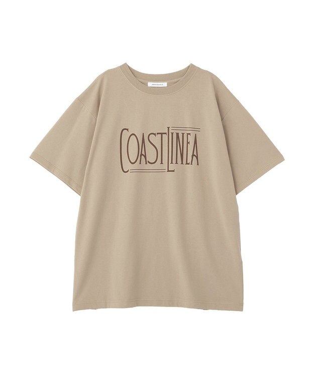AMERICAN HOLIC COASTLINEA ロゴTシャツ Brown