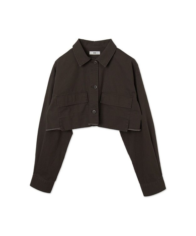 WEGO ミリタリーショートシャツ オリーブ