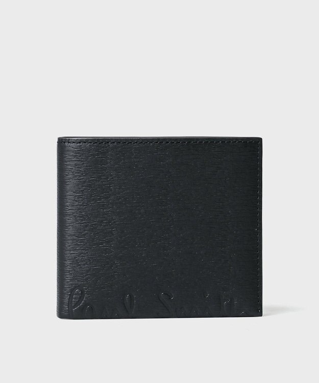 Paul Smith クロップドロゴ 2つ折り財布 ブラック