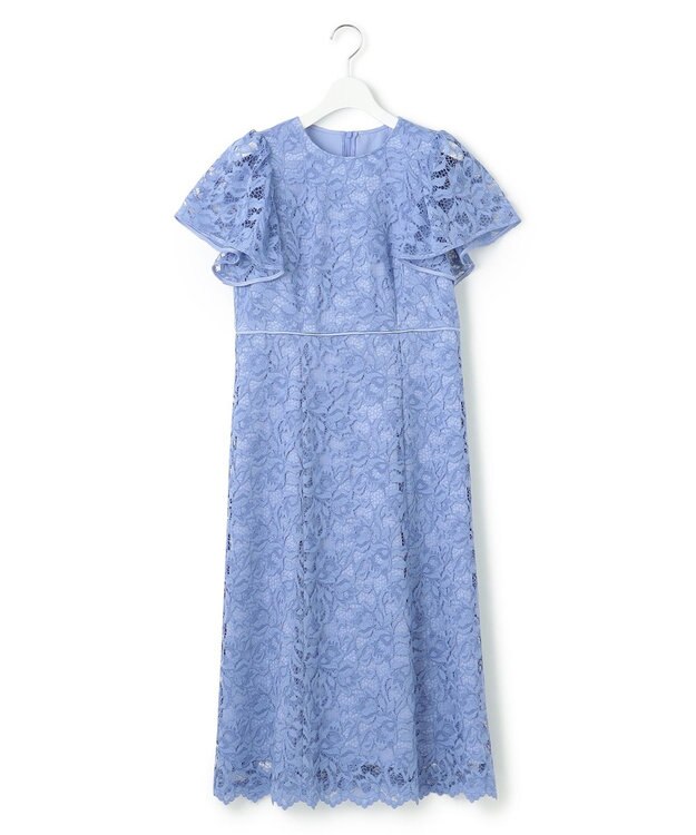 23区 L 【APPLAUDIR】マルフィークレース ドレス ブルー系