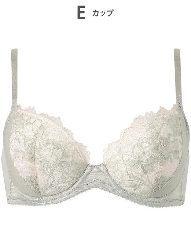 Wing ブラジャー 軽いつけごこち バストシルエットがきれい 脇から背中すっきり KB7002 ウイング／ワコール メロン