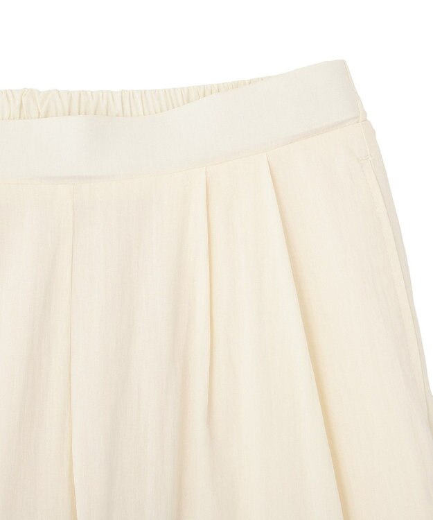 Green Parks 裾レースドッキングパンツ Off White