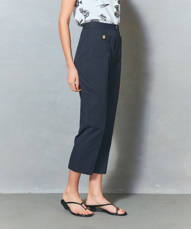 GRACE CONTINENTAL バックスリットスティックパンツ ブラック