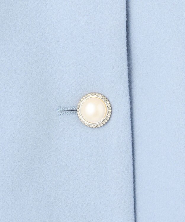 ANY KIDS ウール ライク コート サックスブルー