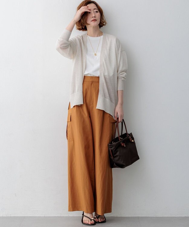 23区 【新色追加】サムリング フラット サンダル ダークブラウン系