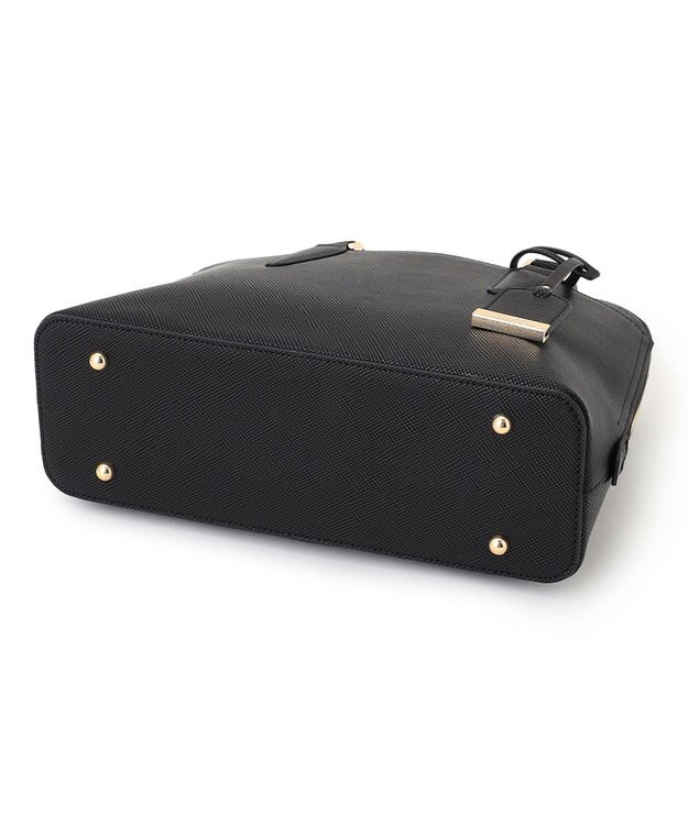 23区 ブガッティ型 2WAY ハンドバッグ ブラック系