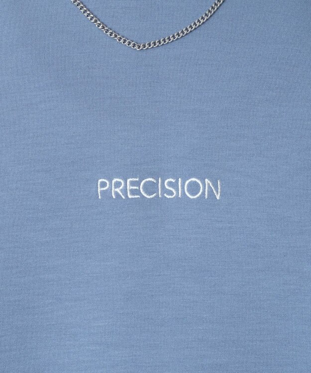 WEGO 【ユニセックス着用ITEM】アクセ付きフォトグラフィックプルオーバー サックス