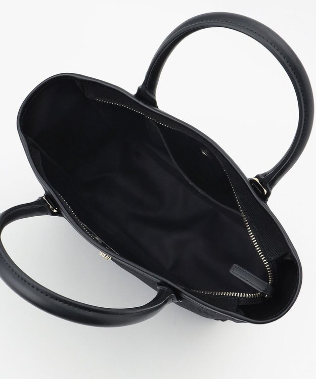 TOCCA 【WEB限定】CRESTA CANVASBAG M キャンバスバッグ M ブラック系ゴールド刺繍