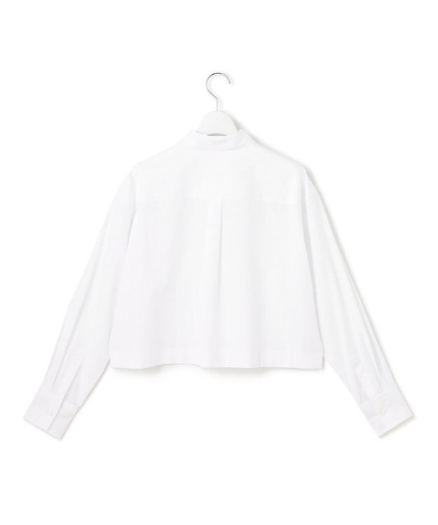 23区 【洗える/一部店舗限定】クロップド シャツ ホワイト系