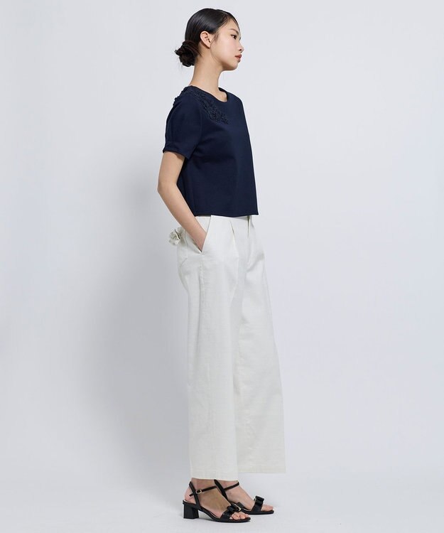 TOCCA LITTLE BOUQUET Tシャツ ネイビー系