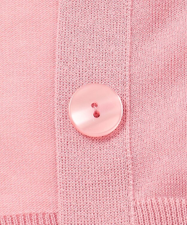 TOCCA 【洗える！】SHEER KNIT カーディガン ピンク系