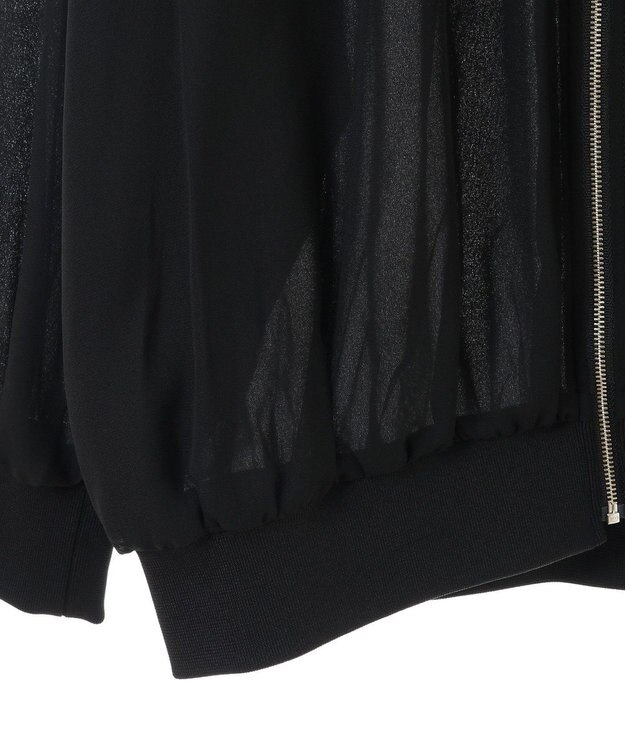 AMERICAN HOLIC リバーシブルシフォン×チュールブルゾン Black