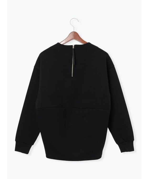 Te chichi バックジップダンボールプルオーバー ブラック