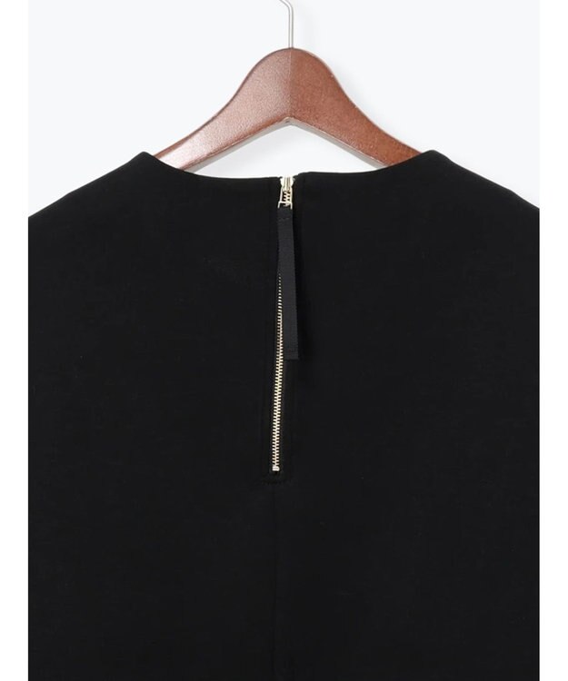 Te chichi バックジップダンボールプルオーバー ブラック