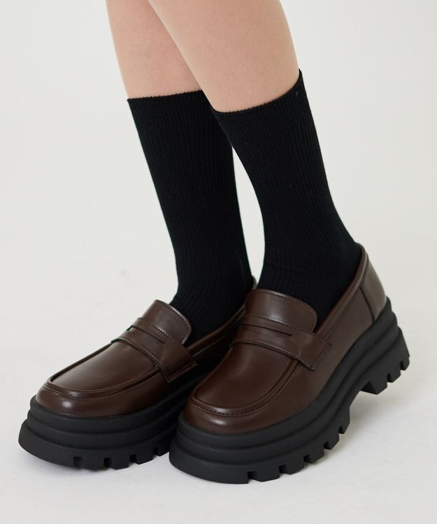 WEGO 【SCHOOLITEM】スクールクルーソックス ブラック