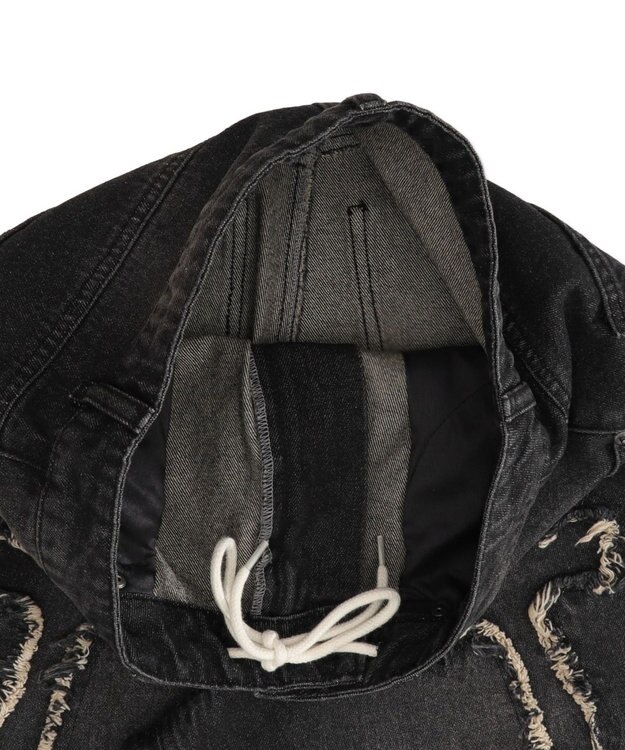 WEGO 【ユニセックス着用ITEM】フリンジデニムパンツ 柄4