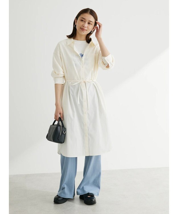 Green Parks ウエーブロゴボックスＴシャツ Off White