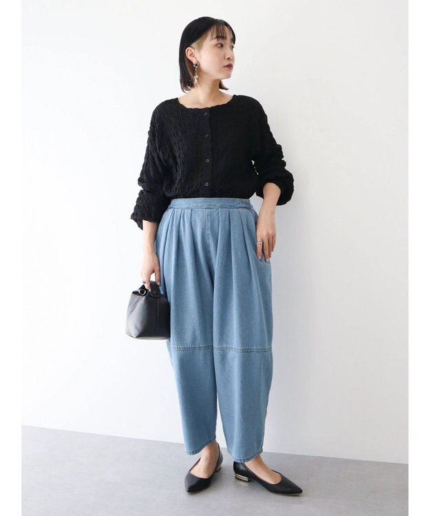 Green Parks デニムエッグパンツ Indigo