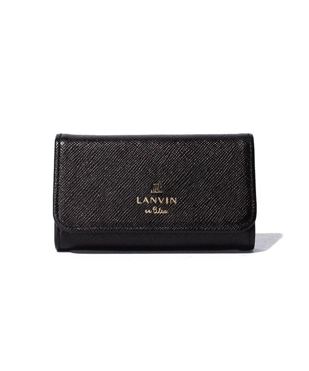 LANVIN en Bleu リュクサンブール キーケース ダークネイビー