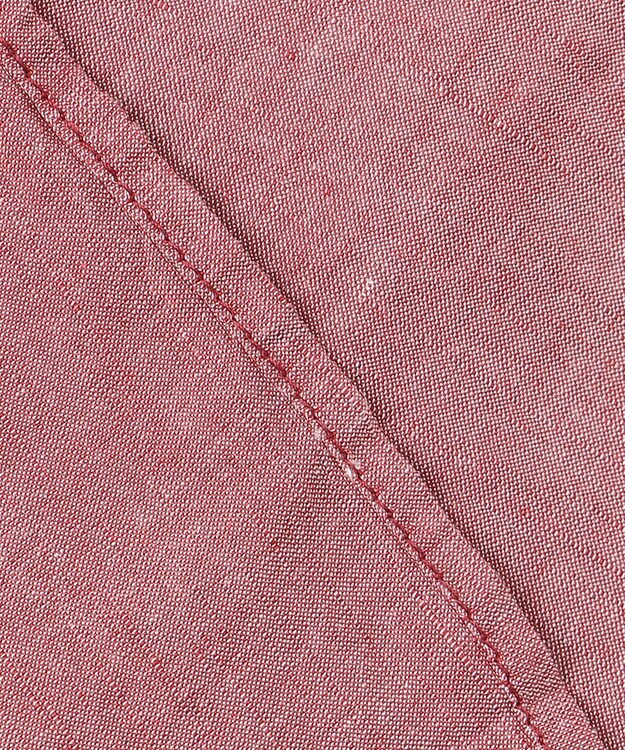 JOSEPH ABBOUD 【オーガニックコットン】リヨセルリネン シャツ ワイン系