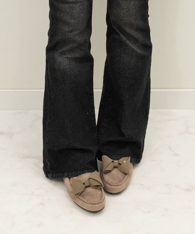 Bridget Birkin 【Bridget Birkin】グログランリボンモカシンシューズ オークスウェード