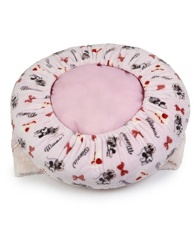 PET PARADISE ディズニー ミニーマウス 丸形寝袋 遠赤外線 《ケーキ柄》 60cm ケーキ柄