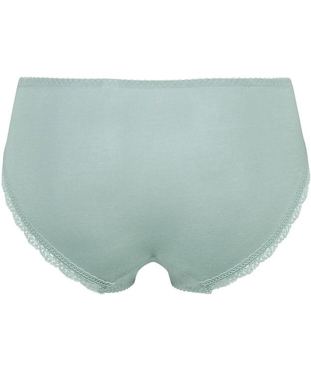 Wing ペアショーツ 【ナチュラルアップブラ】 身生地部オーガニックコットン混 はきこみ丈あさめ KF3000 ウイング／ワコール グレイッシュブルー