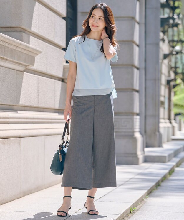 J.PRESS LADIES 【リバーシブル】ツイスト ネックレス シルバー系