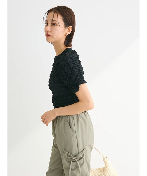 Green Parks ・ＳＵＧＡＲ　ＳＰＯＯＮ　シャーリングプルオーバー Black