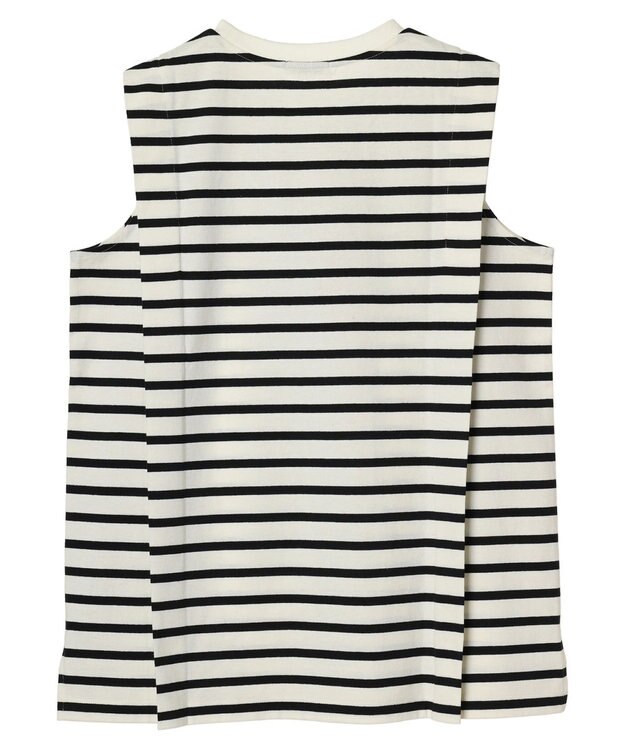 earth music&ecology ボクシーノースリーブチュニック Border