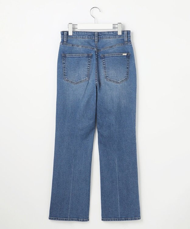 ANY SIS L センタープレスセミフレア デニム インディゴ