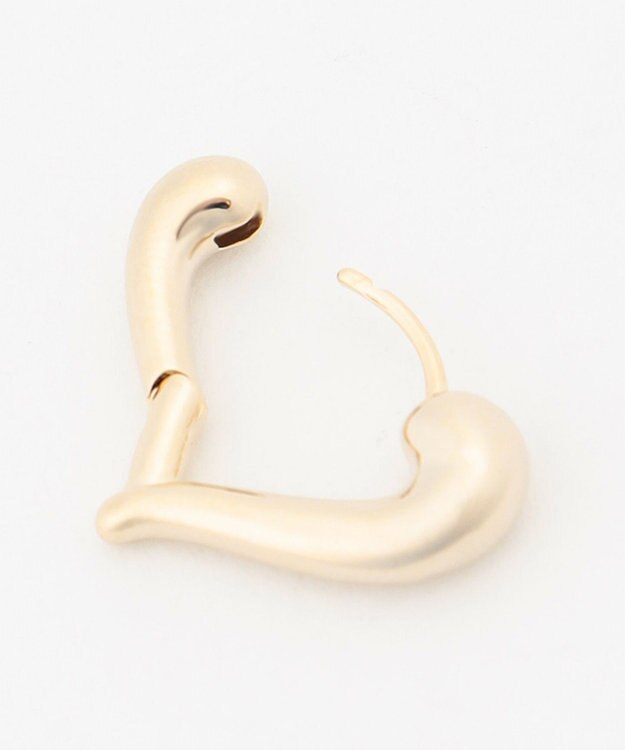 ANY 【WEB限定】ハートリングピアス(両耳用) ゴールド