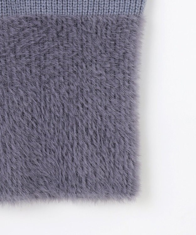 ANY SIS 【洗える】グラデーションフェザー ニット ラベンダー系