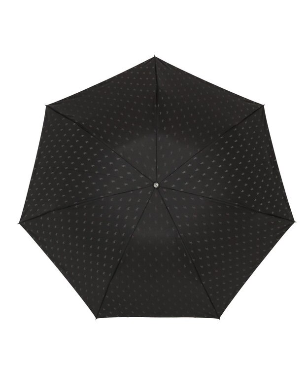 MOONBAT POLO RALPH LAUREN メンズ 折りたたみ傘 POLO BEARジャカード／日本製 ブラック