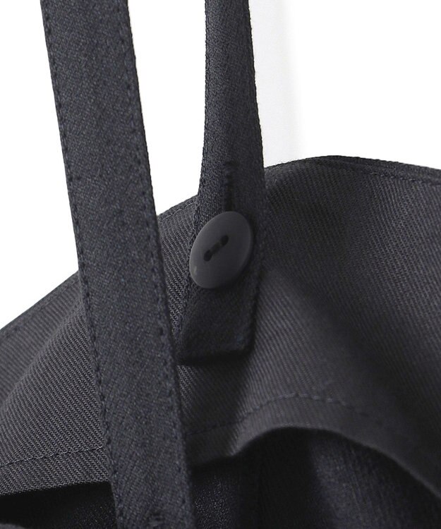 23区 L 【洗える】スラブツイードストレッチ キャミソール ブラウス ネイビー系