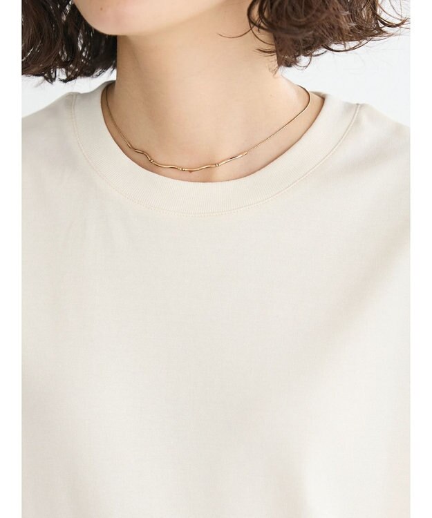 CRAFT STANDARD BOUTIQUE スムースフレンチスリーブプルオーバー Ivory