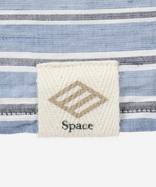 JOSEPH ABBOUD MOUNTAIN 【SPACE】OGビッグボーダー シャツ サックスブルー系2