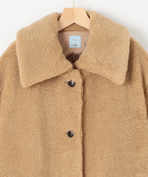 組曲 L テディボア コート ベージュ系