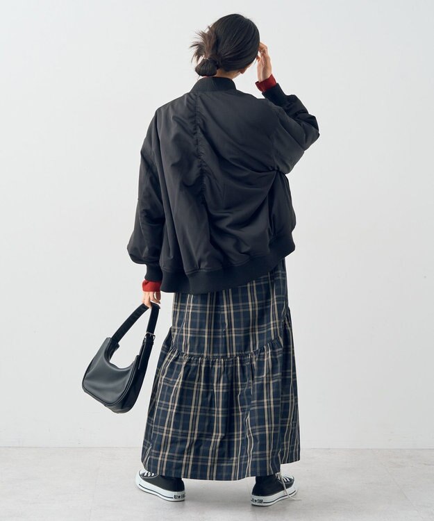 earth music&ecology リバーシブルMA-1 ブラック